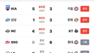 한화가 8연승을..