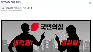 디시 국민의힘 갤러리 눈팅 소감