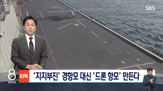 경항모 대신 드론 항모 만든다