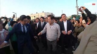 새로 영입된 이재명후보 경호원