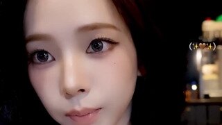 시스루 망사 블랙 크롭 민소매 에스파 카리나 2