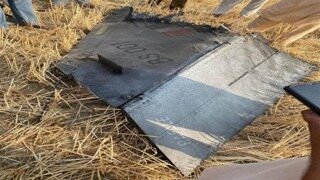 파키스탄군에 격추당한 인도 공군 전투기