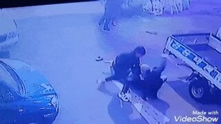 2:1 길거리 싸움