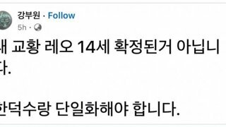 새 교황 레오14세 아직 확정된 것 아냐 