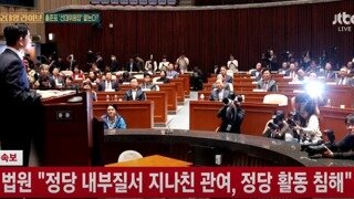 법원 한덕수로 교체한다고 보기 어려워...당무 우선권있어도 전대금지 권리 있다고 보기 어려워