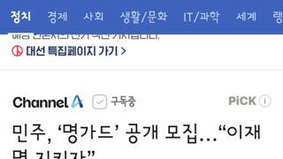 민주, ‘명가드’ 공개 모집…“이재명 지키자”