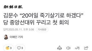 김문수 당 중앙선대위 명단