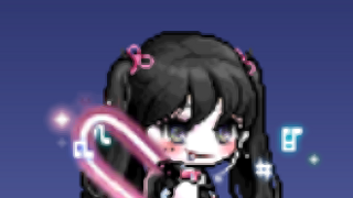 분홍까망캔버스화