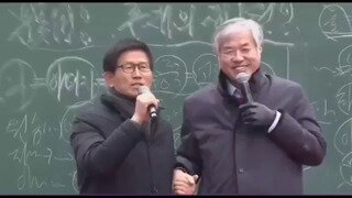 김문수 오열
