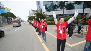 강원도 국민의힘 무기명 선거운동 근황