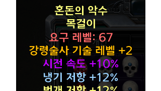 레더10] 네크목걸이 시세가 궁금합니다