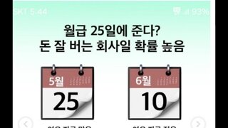 직장인들 급여 지급방식