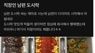 직장인 남편 도시락