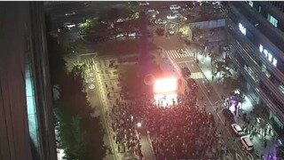 와 이준석 출정식 인파 저녁 되니까 미쳤네요