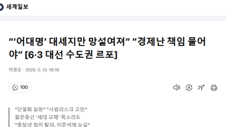 “‘어대명’ 대세지만 망설여져” “경제난 책임 물어야”