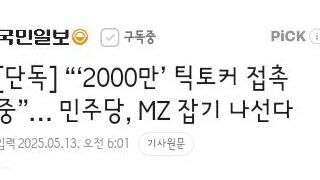 2000만’ 틱토커 접촉 중”… 민주당, MZ 잡기 나선다