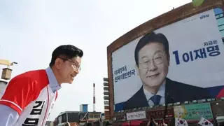 오늘 김문수유세 사진