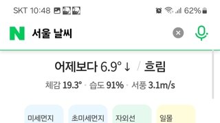 오늘의 날씨..