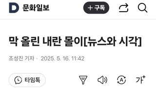 막 올린 내란 몰이