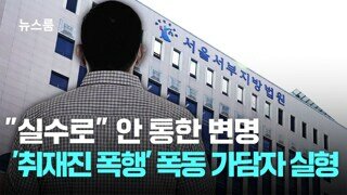 '실수로 폭행' 변명 안 통했다..서부지법난동 실형 선고