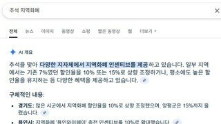 윤석열 혹은 김문수 지지하는 분들 지역화폐 비판하고 싶으세요?