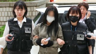 손흥민 협박女 영장심사 포토라인에 화난 여초