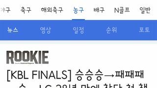 창원 LG 세이커스 농구단 첫 우승