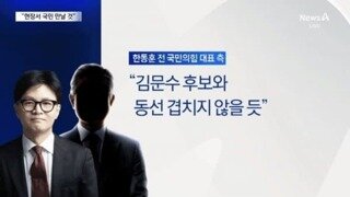 한동훈, 김문수와 함께 유세 대신 독자적으로 유세 활동