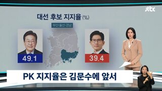 PK에서 지지율이 오른 이유는 별게없음.