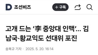 고개 드는 ‘李 중앙대 인맥’… 김남국·황교익도 선대위 포진