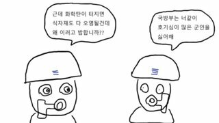 국방부에서 싫어하는 군인