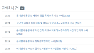 사의를 표명한 이창수 서울중앙지방검찰청 검사장 관련사건