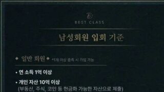 결정사 입회 조건