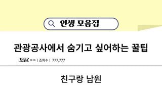 개꿀이라는 디지털관광주민증