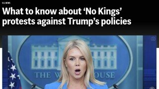 No Kings Day - America /Me친 트럼프 그만 해!!