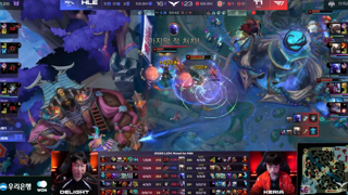 한화 vs T1 로드 투 MSI 2세트 결과