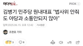 김병기 민주당 원내대표 