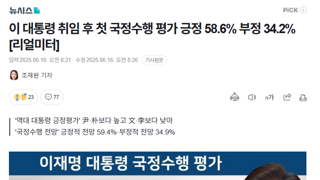 대통령 국정수행 평가