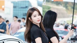 (사진 많음) 모델 안나경 - 슈퍼레이스 3R 인제 나이트레이스