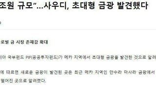 땅을 조금 팠더니