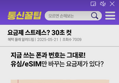 [LG유플러스] esim 가입 시 무약정 요금제 너겟47
