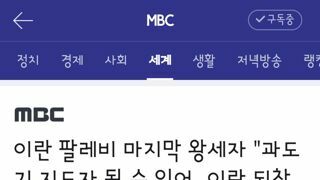 이란 팔레비 마지막 왕세자 