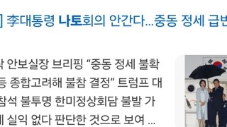 이재명대통령 나토 불참