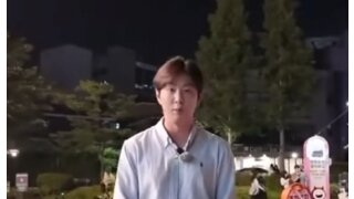 취재 중이던 기자를 당황시킨 시민의 한 마디