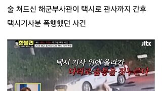 해군부사관 택시기사 폭행사건