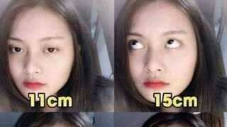 ㅇㅎ주의) 사이즈에 따른 여자표정 차이