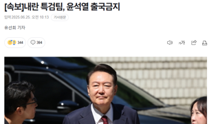 내란 특검팀, 윤석열 출국금지