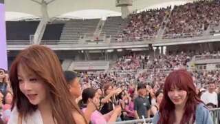 블핑 콘서트 보러간 르세라핌