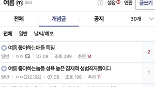 여름 갤러리 근황