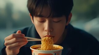 [AI 뮤비 & 음악] #1 오늘도 컵라면
